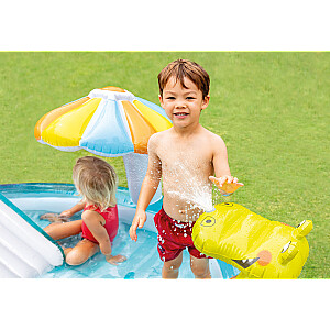 baseins slidkalniņš ūdens rotaļu laukums bērnu baseins Intex