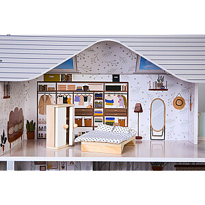 Кукольный домик с мебелью Emma Residence Ecotoys