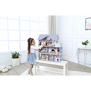 Кукольный домик с мебелью Emma Residence Ecotoys
