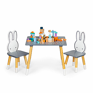 Детский стол с двумя стульями детская мебель Ecotoys set