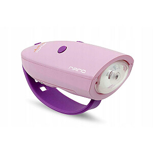 Hornit Nano rozā/violeta velosipēda signāltaure - 6266PIP
