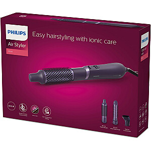 Philips 3000 series BHA305/00 matu veidošanas rīks Matu veidošanas komplekts Silti violets 800W 1,8m