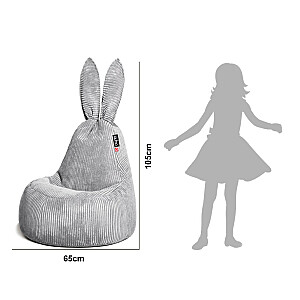 Qubo™ Mommy Rabbit Crocus FLUFFY FIT пуф кресло-мешок