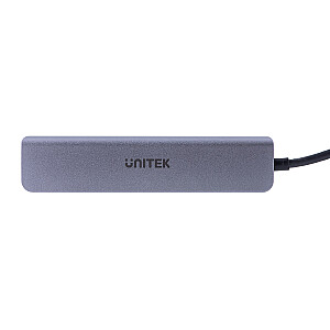 UNITEK HUB USB-C 7IN1, HDMI 4K, PD 100W, 5GBPS, ALU