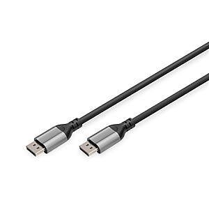 Digitus 8K DisplayPort Connection Cable 	DB-340105-020-S Black, DisplayPort to DisplayPort, 2 m
