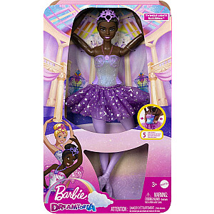 Barbie Doll Mattel Balerina Magic Lights Lelle Brunete HLC26
