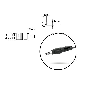 mitsu klēpjdatora lādētājs 19v 4.74a (5.5x3.0 pin) - samsung