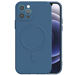 Mocco MagSilicone Soft Back Case Aizmugurējais Silikona Apvalks Priekš Apple iPhone 14 Plus Zils