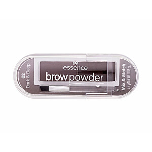 Komplekts Brow Powder 02 Dark & Deep 2,3г