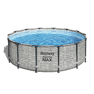 Bestway Steel Pro MAX Набор для надземного бассейна круглый 4,27 м x 1,22 м