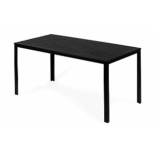 Садовый стол для кейтеринга 156 x 78 см Черный