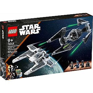 LEGO Star Wars 75348 Мандалорский истребитель-клык против TIE-перехватчика