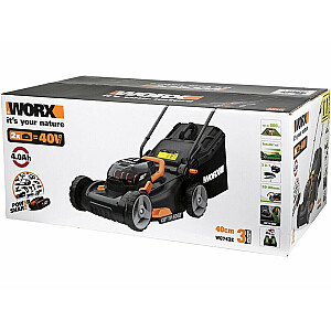 Worx bezvada pļāvējs 2x20V 4Ah WORX (WG743E)