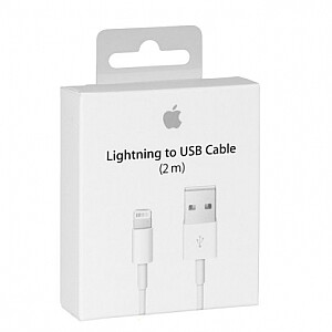 Apple Lightning ir USB 2.0m balts