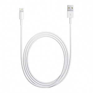 Apple Lightning ir USB 2.0m balts