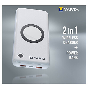 VARTA Portable Wireless Powerbank 20000mAh Silver