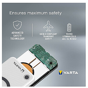 VARTA Portable Wireless Powerbank 20000mAh Silver