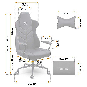 Biroja krēsls Sofotel Verona - melns - 2580