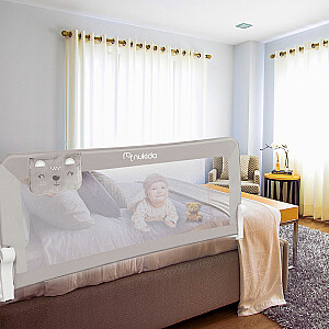 Защитный чехол на кровать 150 х 66 х 35 см Нукидо серый