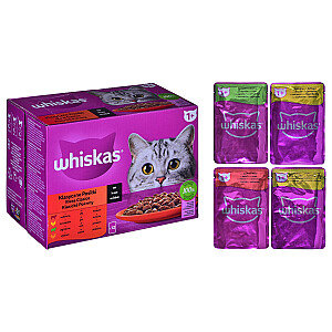 WHISKAS Classic Meals in Sauce - влажный корм для кошек - 12x85г