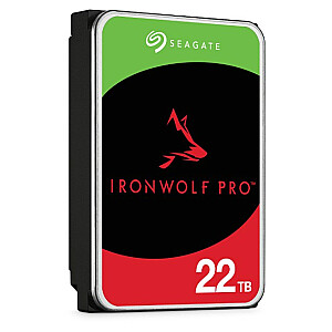 Seagate IronWolf Pro ST22000NT001 3,5 collu 22K Serial ATA III iekšējais cietais disks