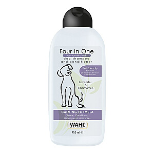 Wahl 3999-7010 mājdzīvnieku šampūns 750 ml suņu šampūns un kondicionieris 2-in-1