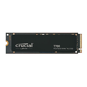 Твердотельный накопитель CRUCIAL T700 1 ТБ M.2 PCIE NVMe TLC Скорость записи 9500 МБ/с Скорость чтения 11700 МБ/с TBW 600 ТБ CT1000T700SSD3
