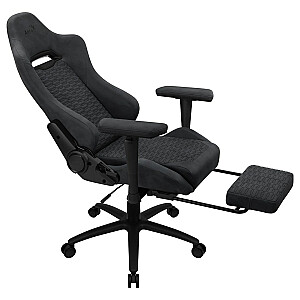 Aerocool ROYALSLATEGR Premium Ergonomisks spēļu krēsls Kāju balsti Aerosuede Technology Grey