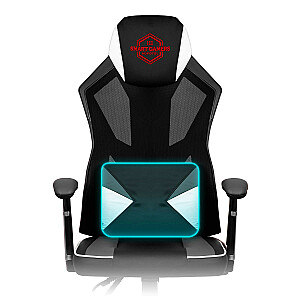 Shiro melnbalts spēļu krēsls