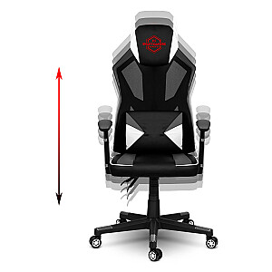 Shiro melnbalts spēļu krēsls