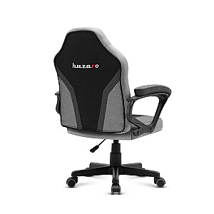 Huzaro HZ-Ranger 1.0 pelēks sieta bērnu spēļu krēsls, pelēks-melns