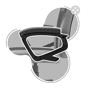 Детское игровое кресло Huzaro HZ-Ranger 1.0 Grey Mesh, серо-черный