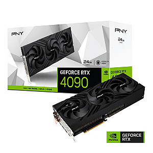 Videokarte PNY GeF RTX4090 24 GB VERTO TRI. ventilators