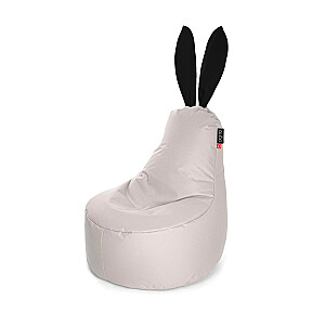 Qubo™ Mommy Rabbit Black Ears Silver POP FIT пуф кресло-мешок