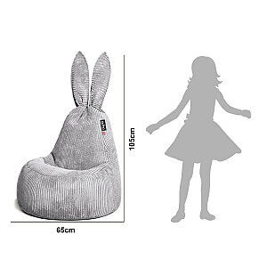 Qubo™ Mommy Rabbit Black Ears Latte POP FIT пуф кресло-мешок