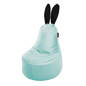 Qubo™ Mommy Rabbit Black Ears Menthe VELVET FIT пуф кресло-мешок