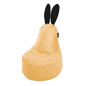 Qubo™ Mommy Rabbit Black Ears Apricot VELVET FIT пуф кресло-мешок
