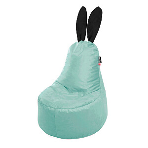 Qubo™ Mommy Rabbit Black Ears Mint VELVET FIT пуф кресло-мешок