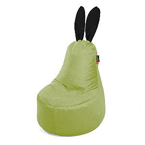Qubo™ Mommy Rabbit Black Ears Olive VELVET FIT пуф кресло-мешок