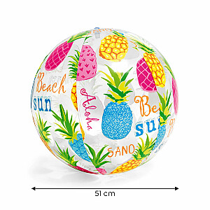 Надувной пляжный мяч 51см Ананас - 59040 INTEX