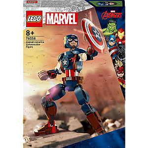 76258 LEGO Marvel Captain America uzbūvējama figūra