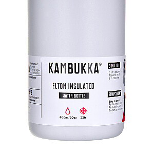Термобутылка Kambukka Elton Insulated 600 мл - мел белый