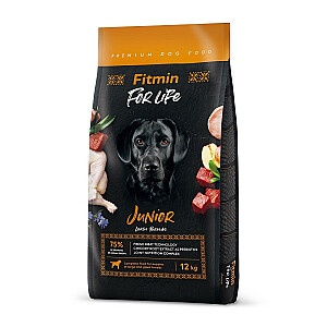 FITMIN Dog For Life Junior Large Breed - сухой корм для собак - 12 кг