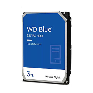 Жесткий диск WESTERN DIGITAL Blue 3TB SATA 3.0 256 MБ 5400 об / мин 3,5 дюйма WD30EZAZ