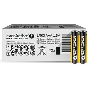 everActive Bateria Industrial AAA / R03 1100mAh 40szt.
