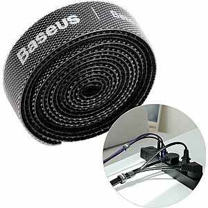 Органайзер Baseus Baseus Rainbow Circle Velcro Straps - Velcro Tape Velcro Cable Organizer 1m Black (ACMGT-E01)