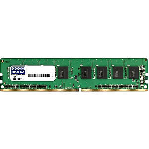 Память GoodRam DDR4, 8 ГБ, 2400 МГц, CL17 (GR2400D464L17S / 8G)