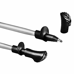 Nūjošanas nūjas Spokey Wind melnas 929472