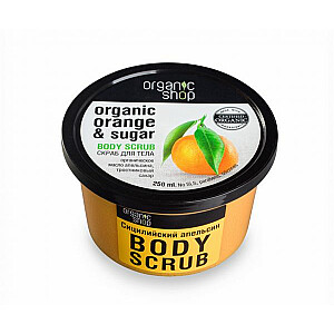 Organic Shop ķermeņa skrubis Sicīlijas apelsīns 250 ml