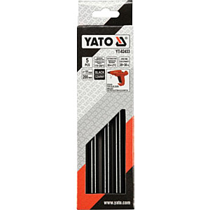 Yato līme pielīmē melnas 11,2 x 200 mm 5gab (YT-82433)